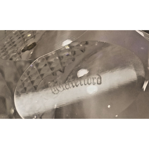 Waterford Round Serving Vegetable Bowl 8" Elegant Vintage Crystal Signed - Picture 2 of 7